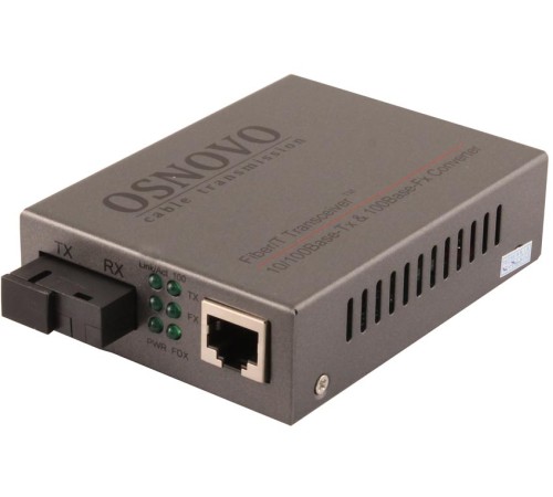Медиаконвертер OSNOVO OMC-100-11S5a