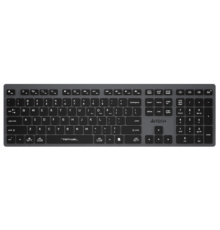 Клавиатура A4Tech Fstyler FBX50C серый USB беспроводная BT/Radio slim Multimedia (FBX50C GREY)