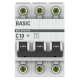 EKF mcb4729-3-10C Автоматический выключатель 3P 10А (C) 4,5кА ВА 47-29 EKF Basic