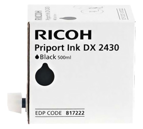Чернила для дупликатора тип 2430 черные Ricoh 817222