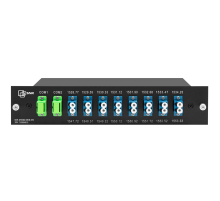 Мультиплексор DWDM двухволоконный 8-канальный в 1/2-слоте