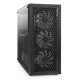 Exegate EX295766RUS Корпус Miditower ExeGate EVO-5001A (ATX, без БП, 2*USB+1*USB3.0+HD Audio, черный, 3 вент.12см с RGB подсветкой, боковая панель - закаленное стекло)