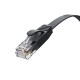 GCR Патч-корд PROF плоский прямой 20.0m, UTP медь кат.6, черный, 30 AWG, ethernet high speed 10 Гбит/с, RJ45, T568B, GCR-52865 Greenconnect RJ45(m) - RJ45(m) Cat. 7 U/UTP PVC 20м (GCR-52865)