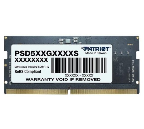 Модуль памяти для ноутбука SODIMM 32GB DDR5-4800 PSD532G48002S PATRIOT