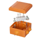 DKC FSB11510 Коробка пластиковая FS с кабельными вводами и клеммниками, IP56,100х100х50мм, 5р, 450V,20A,10мм.кв