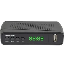 Ресивер DVB-T2 Hyundai H-DVB520 + WiFi-адаптер черный
