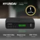 Ресивер DVB-T2 Hyundai H-DVB520 + WiFi-адаптер черный