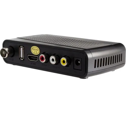 Ресивер DVB-T2 Hyundai H-DVB520 + WiFi-адаптер черный