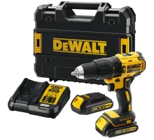 Дрель-шуруповерт DeWalt DCD778S2T 340Вт аккум. патрон:быстрозажимной (кейс в комплекте) (DCD778S2T-QW)