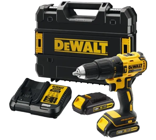 Дрель-шуруповерт DeWalt DCD778S2T 340Вт аккум. патрон:быстрозажимной (кейс в комплекте) (DCD778S2T-QW) Дрель-шуруповерт DeWalt DCD778S2T 340Вт аккум. патрон:быстрозажимной (кейс в комплекте) (DCD778S2T-QW)