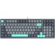 Клавиатура A4Tech Fstyler FS300 механическая черный/серый USB for gamer LED (FS300 PANDA ROCK)