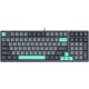 Клавиатура A4Tech Fstyler FS300 механическая черный/серый USB for gamer LED (FS300 PANDA ROCK)