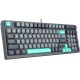 Клавиатура A4Tech Fstyler FS300 механическая черный/серый USB for gamer LED (FS300 PANDA ROCK)
