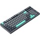 Клавиатура A4Tech Fstyler FS300 механическая черный/серый USB for gamer LED (FS300 PANDA ROCK)