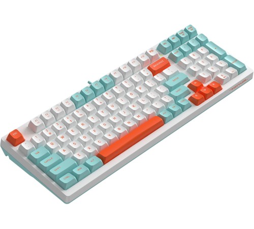 Клавиатура A4Tech Fstyler FS300 механическая белый USB for gamer LED (FS300 PANDA SNORKLENING)