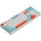 Клавиатура A4Tech Fstyler FS300 механическая белый USB for gamer LED (FS300 PANDA SNORKLENING)