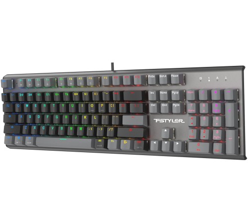 Клавиатура A4Tech Fstyler FS100 Neon механическая черный USB for gamer LED (FS100) Клавиатура A4Tech Fstyler FS100 Neon механическая черный USB for gamer LED (FS100)