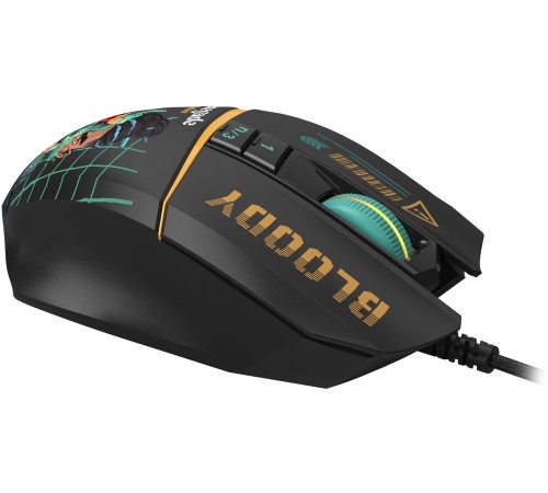 Мышь A4Tech Bloody W63 Max Renegade черный/рисунок оптическая (120000dpi) USB Мышь A4Tech Bloody W63 Max Renegade черный/рисунок оптическая (120000dpi) USB