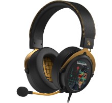 Наушники с микрофоном A4Tech Bloody M595 Renegade черный/рисунок 2.3м мониторные USB оголовье (M595)