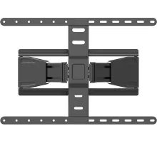 Кронштейн для телевизора Hyundai SL-F1 черный 43"-90" макс.50кг настенный поворотно-выдвижной и наклонный