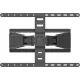 Кронштейн для телевизора Hyundai SL-F1 черный 43"-90" макс.50кг настенный поворотно-выдвижной и наклонный