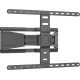 Кронштейн для телевизора Hyundai SL-F1 черный 43"-90" макс.50кг настенный поворотно-выдвижной и наклонный