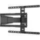 Кронштейн для телевизора Hyundai SL-F1 черный 43"-90" макс.50кг настенный поворотно-выдвижной и наклонный