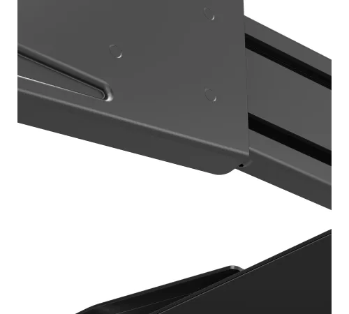 Кронштейн для телевизора Hyundai SL-F1 черный 43"-90" макс.50кг настенный поворотно-выдвижной и наклонный