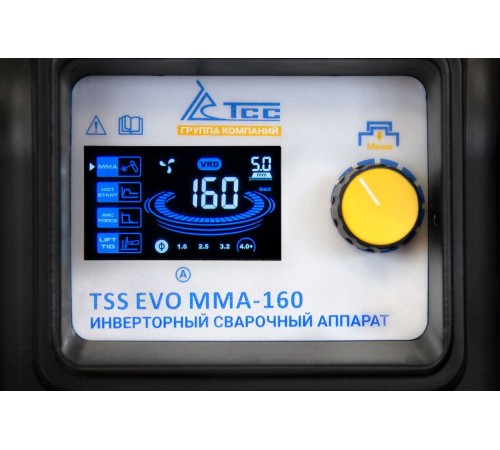 Сварочный аппарат ТСС EVO MMA-160 инвертор ММА DC 4.8кВт Сварочный аппарат ТСС EVO MMA-160 инвертор ММА DC 4.8кВт
