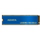 Твердотельный накопитель/ ADATA SSD LEGEND 700 GOLD, 2048GB, M.2(22x80mm), NVMe 1.4, PCIe 3.0 x4, 3D NAND, R/W 2000/1600MB/s, IOPs 130 000/280 000, TBW 480, DWPD 0.2, with Heat Sink (3 года)