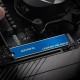 Твердотельный накопитель/ ADATA SSD LEGEND 700 GOLD, 2048GB, M.2(22x80mm), NVMe 1.4, PCIe 3.0 x4, 3D NAND, R/W 2000/1600MB/s, IOPs 130 000/280 000, TBW 480, DWPD 0.2, with Heat Sink (3 года)