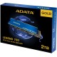 Твердотельный накопитель/ ADATA SSD LEGEND 700 GOLD, 2048GB, M.2(22x80mm), NVMe 1.4, PCIe 3.0 x4, 3D NAND, R/W 2000/1600MB/s, IOPs 130 000/280 000, TBW 480, DWPD 0.2, with Heat Sink (3 года)