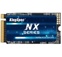 Твердотельный накопитель SSD M.2 KingSpec 128Gb NXM Series <NXM-128 2242> (PCI-E 3.0 x4, up to 2200/800MBs, 3D NAND, 60TBW, NVMe 1.3, 22х42mm)