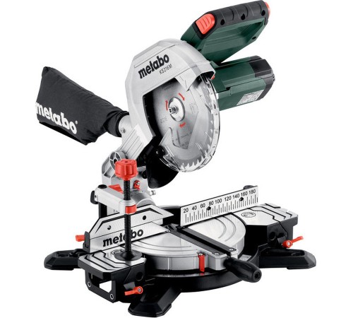 Торцовочная пила Metabo KGS 216 M 1100Вт 5000об/мин d=216мм Торцовочная пила Metabo KGS 216 M 1100Вт 5000об/мин d=216мм