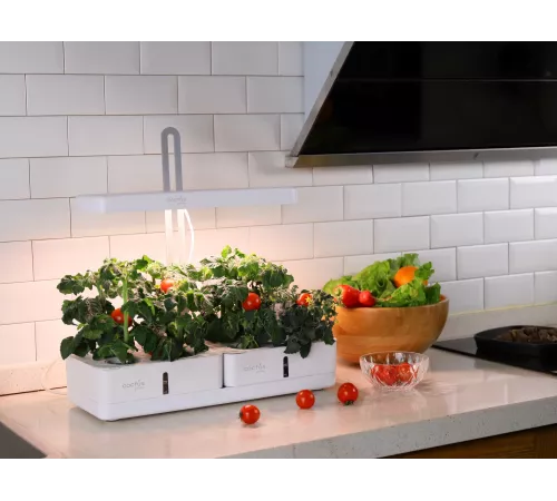 Кашпо Cactus GARDEN 3.0л белый (CS-LEDPOT-08)