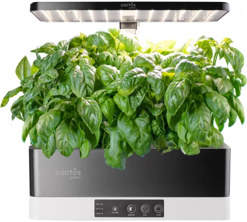 Кашпо Cactus GARDEN 3.0л черный (CS-LEDPOT-06)