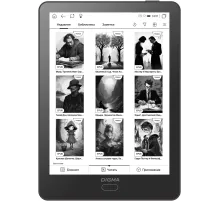 Электронная книга Digma A6 6" E-Ink Carta 758x1024 600MHz 1Gb/4Gb/SD/microSDHC/подсветка дисплея темно-серый
