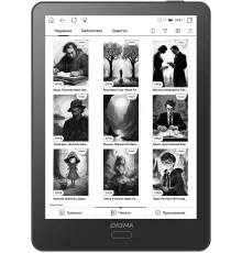 Электронная книга Digma A6 6" E-Ink Carta 758x1024 600MHz 1Gb/4Gb/SD/microSDHC/подсветка дисплея темно-серый