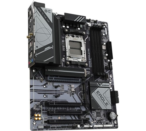 Материнская плата Gigabyte B650 EAGLE AX SocketAM5 AMD B650 4xDDR5 ATX AC`97 8ch(7.1) GbLAN RAID+HDMI+DP