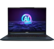Ноутбук MSI Stealth 16 AI Studio A1VIG-062RU Core Ultra 9 185H 32Gb SSD2Tb NVIDIA GeForce RTX4090 16Gb 16" IPS UHD+ (3840x2400) Windows 11 dk.blue WiFi BT Cam (9S7-15F312-062)