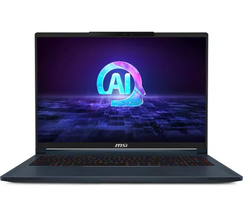 Ноутбук MSI Stealth 16 AI Studio A1VIG-062RU Core Ultra 9 185H 32Gb SSD2Tb NVIDIA GeForce RTX4090 16Gb 16" IPS UHD+ (3840x2400) Windows 11 dk.blue WiFi BT Cam (9S7-15F312-062)