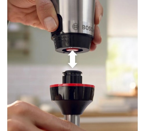 Блендер погружной Bosch MSM6M610 1000Вт нержавеющая сталь/черный