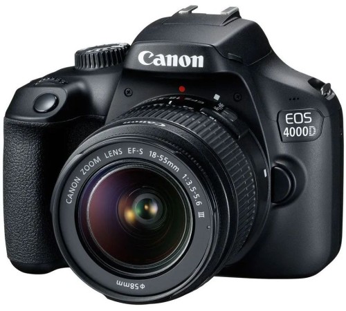 Зеркальный Фотоаппарат Canon EOS 4000D KIT черный 18Mpix 18-55mm f/3.5-5.6 2.7" 1080p SDXC Li-ion (с объективом) Зеркальный Фотоаппарат Canon EOS 4000D KIT черный 18Mpix 18-55mm f/3.5-5.6 2.7" 1080p SDXC Li-ion (с объективом)