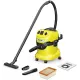Строительный пылесос Karcher WD 4 P V-20/5/22 (уборка: сухая/сбор воды) желтый