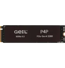 Накопитель SSD GEIL P4P M.2 2280 PCIE 4x4; P4PDC23C512A; 512GB; Inno GritIG5236; Taishan; 6450/3300