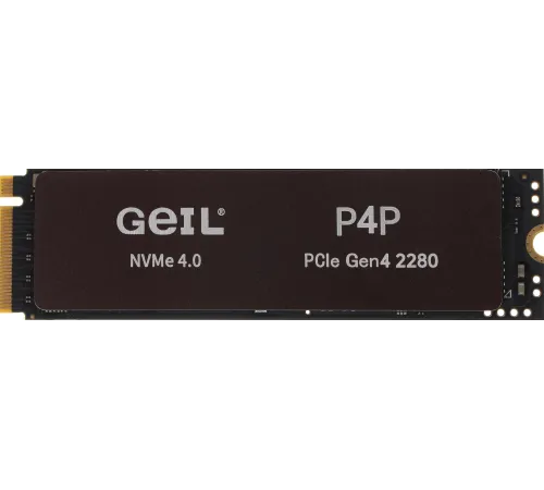 Накопитель SSD Geil PCIe 4.0 x4 1TB P4PDC23C1TBA P4P M.2 2280 0.47 DWPD Накопитель SSD Geil PCIe 4.0 x4 1TB P4PDC23C1TBA P4P M.2 2280 0.47 DWPD