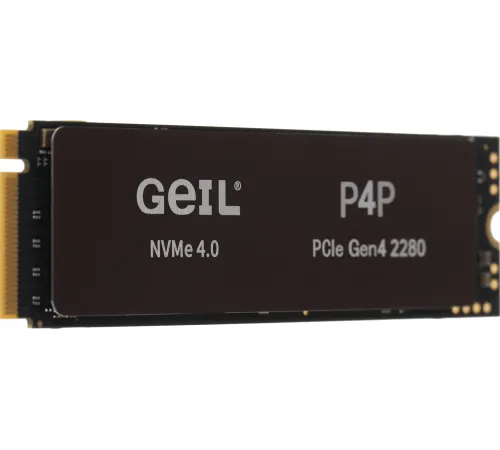 Накопитель SSD Geil PCIe 4.0 x4 1TB P4PDC23C1TBA P4P M.2 2280 0.47 DWPD Накопитель SSD Geil PCIe 4.0 x4 1TB P4PDC23C1TBA P4P M.2 2280 0.47 DWPD