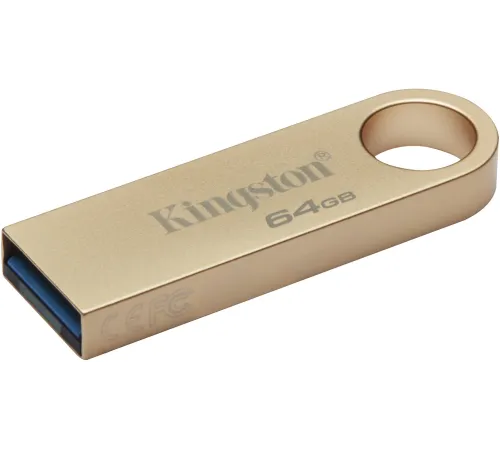 Флеш Диск Kingston 64GB DataTraveler SE9 DTSE9G3/64GB USB3.0 серебристый