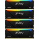 Память DDR4 4x8GB 3200MHz Kingston KF432C16BB2AK4/32 Fury Beast Black RGB RTL PC4-25600 CL16 DIMM 288-pin 1.35В dual rank Ret