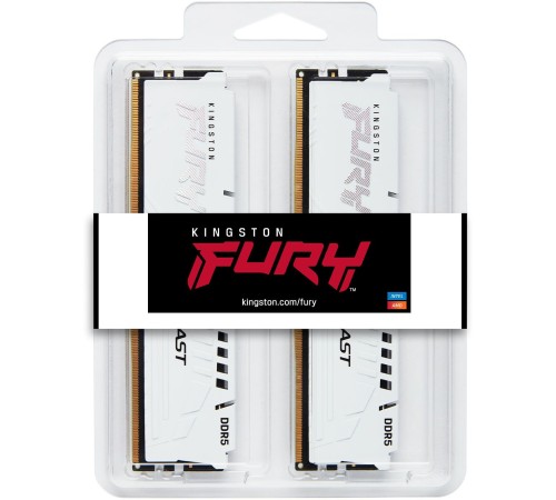 Память DDR5 2x16GB 5200MHz Kingston KF552C40BWK2-32 Fury Beast RTL PC5-41600 CL40 DIMM 288-pin 1.25В single rank Ret